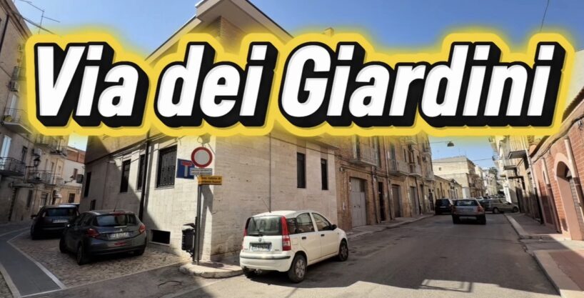 VIA DEI GIARDINI – 38.000€ PER INVESTIRE NEL CUORE DI LUCERA